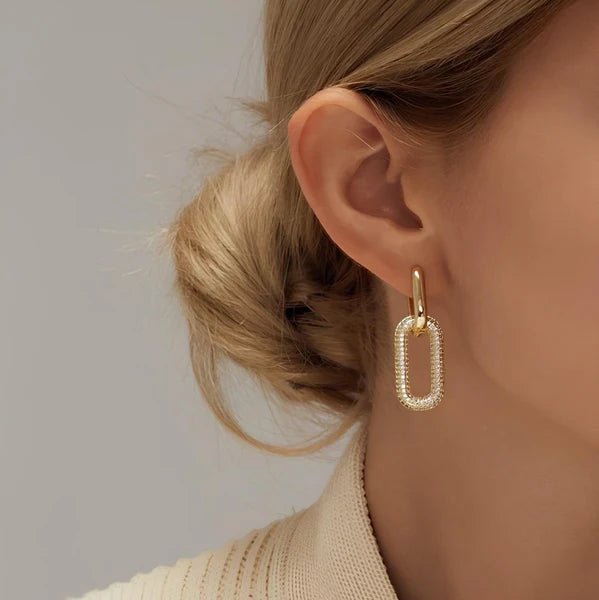 Elegant Double Hoop Earrings – Timeless Style for Every Occasion